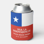 Fiestas Patrias Independence Day Chile Flag Dosenkühler (Kanne Vorderseite)