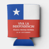 Fiestas Patrias Independence Day Chile Flag Dosenkühler (Rückseite)
