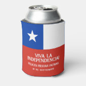 Fiestas Patrias Independence Day Chile Flag Dosenkühler (Kanne Rückseite)
