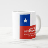 Fiestas Patrias Independence Day Chile Flag Jumbo-Tasse (Vorderseite Rechts)