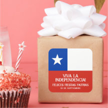 Fiestas Patrias Independence Day Chile Flag