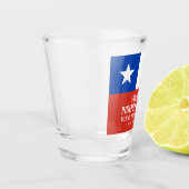Fiestas Patrias Independence Day Chile Flag Schnapsglas (Links)
