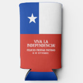 Fiestas Patrias Independence Day Chile Flag Selters Dosenkühler (Vorderseite)