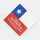 Fiestas Patrias Independence Day Chile Flag Serviette (Ecke)