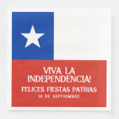 Fiestas Patrias Independence Day Chile Flag Serviette (Vorderseite)