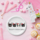 Fiesty Frenchies-PapierTeller Pappteller (Party)
