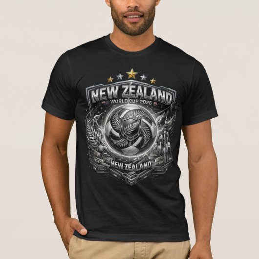 FIFA Weltmeisterschaft 2026 - Neuseeland T-Shirt (Vorderseite)