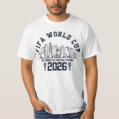 FIFA Weltmeisterschaft 2026 Skyline von Los Angele T-Shirt (Vorderseite)