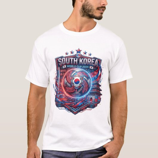 FIFA Weltmeisterschaft 2026 - Südkorea T-Shirt (Vorderseite)