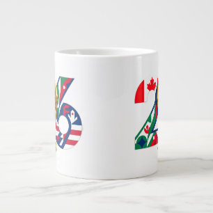 FIFA Weltmeisterschaft 2026 Tassendesign – USA Kan Jumbo-Tasse
