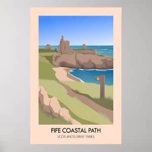Fife Küstenweg Scotlands Great Trails Poster
