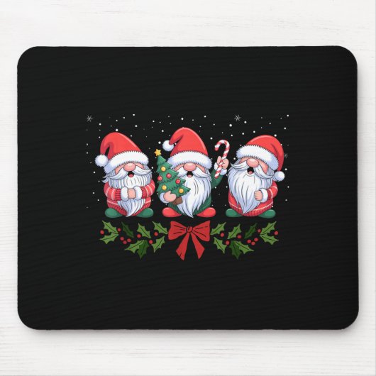 Fife Life Christmas Gnome Holiday Winter Xmas  Mousepad (Vorne)