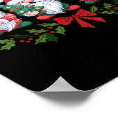 Fife Life Christmas Gnome Holiday Winter Xmas Poster (Ecke)