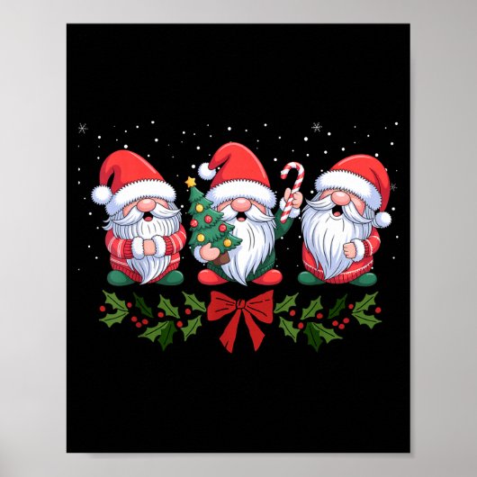Fife Life Christmas Gnome Holiday Winter Xmas  Poster (Vorne)