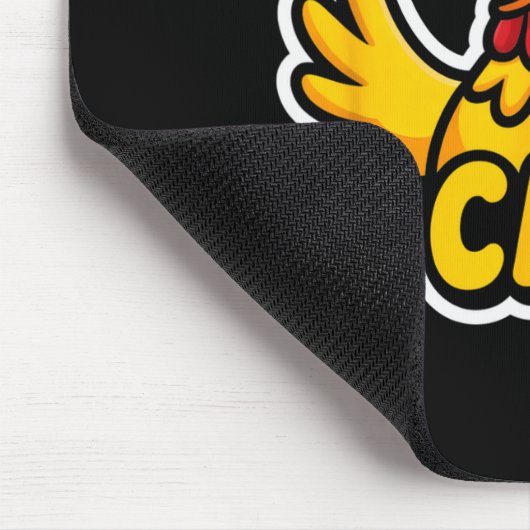 Fife Life Funny Sarcastic Chicken Fcawf  Mousepad (Ecke)