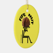 Fife Nut Keramik Ornament (Rechts)