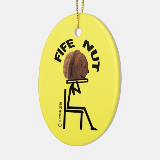 Fife Nut Keramik Ornament (Links)