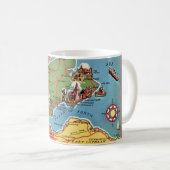 Fife Scotland Vintag Postcard Tasse (VorderseiteRechts)