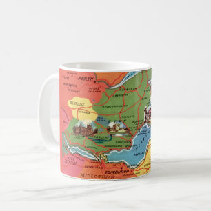 Fife Scotland Vintag Postcard Tasse