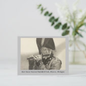 Fife Spieler im Schlachtfeld Postüberqueren der Po Postkarte (Stehend Vorderseite)