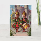 Fife & Trommelfoxen - Grußkarte Feiertagskarte (Vorderseite)