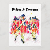 Fifes und Trommeln #181201 Postkarte (Vorderseite)