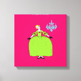 Fifi ~ ÄNDERUNG FARBE 11x11 1.5"Dicke Leinwanddruck