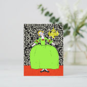 Fifi ~ ÄNDERUNG FARBE Postkarte / Einladung (Stehend Vorderseite)