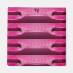 FIFI ~ BON BONS ~ Abstraktes Muster ~ PINK ~ Magnet