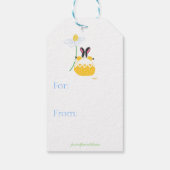 Fifi Daisy Bunny Gift Tag Geschenkanhänger (Rückseite)