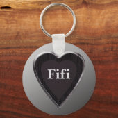 Fifi Heart Keychain von 369MyName Schlüsselanhänger (Vorderseite)