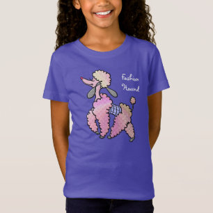 Fifi Poodle - Französischer Mode-Hound Personalisi T-Shirt
