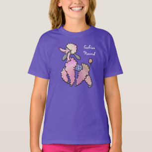 Fifi Poodle - Französischer Mode-Hund (personalize T-Shirt