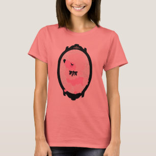 Fifi rosa Pudel-Frauen-T-Shirt T-Shirt