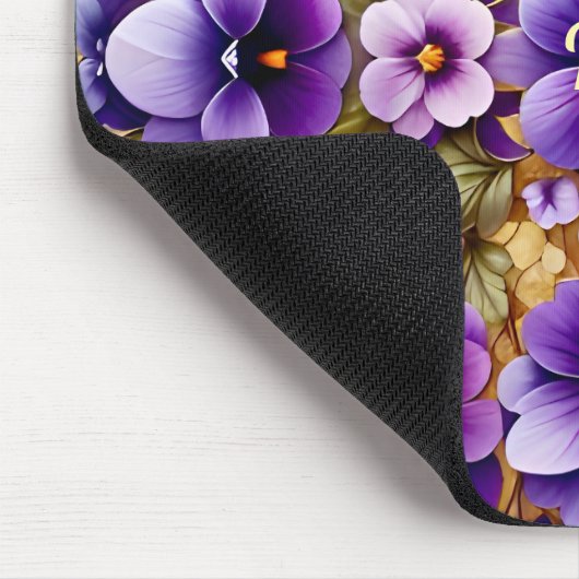 FIFI ~ Violets und Gold ~ Mousepad (Ecke)