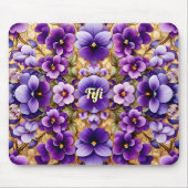 FIFI ~ Violets und Gold ~ Mousepad (Vorne)