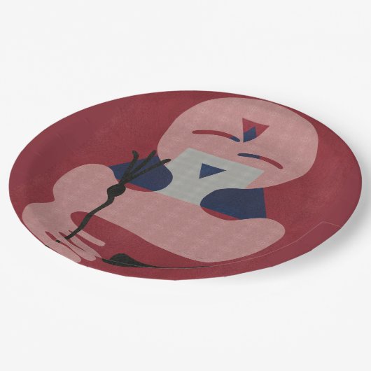 Fifteen Pappteller (Schrägansicht)