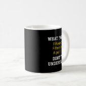 Fifteen Two Fifteen Four A Pair Is Six Funny Cribb Kaffeetasse (VorderseiteRechts)