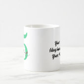 Fifth 5 Year Anniversary with Personalization Kaffeetasse (Mittel)