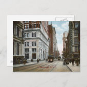 Fifth Ave und Wood Street Vintage Postkarte (Vorne/Hinten)