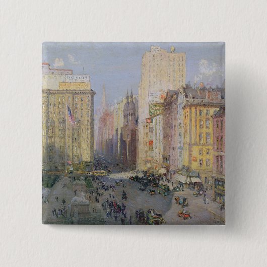 Fifth Avenue, New York, 1913 Button (Vorderseite)