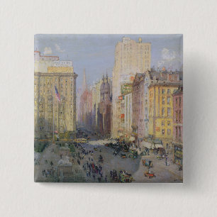 Fifth Avenue, New York, 1913 Button