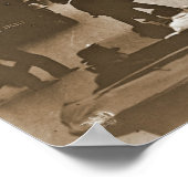 Fifth Avenue & New York City Public Library 1908 Poster (Ecke)