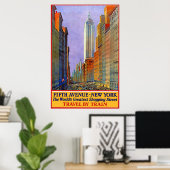 Fifth Avenue New York Poster (Heimbüro)