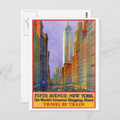 Fifth Avenue - New York Postkarte (Vorne/Hinten)