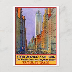 Fifth Avenue - New York Postkarte