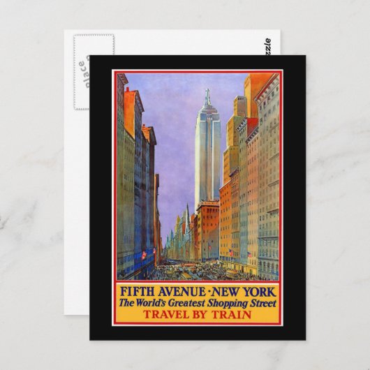 Fifth Avenue Postkarte (Vorne/Hinten)