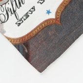 Fifth Avenue von John Falter Fleecedecke (Ecke)