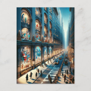 Fifth Avenue Weihnachtskarte. Weihnachten. Postkarte