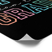 Fifth Grade Dream Team 5th Grade First Day Of Scho Poster (Ecke)